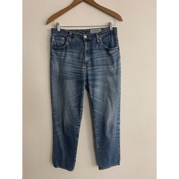 AG Adriano Goldschmied Jeans 31 Phoebe Vintage High Waisted Tapered Leg Anthro - Picture 3 of 10